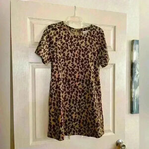 Leopard print dress